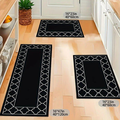 tapis-de-cuisine-noir-style-mozaic