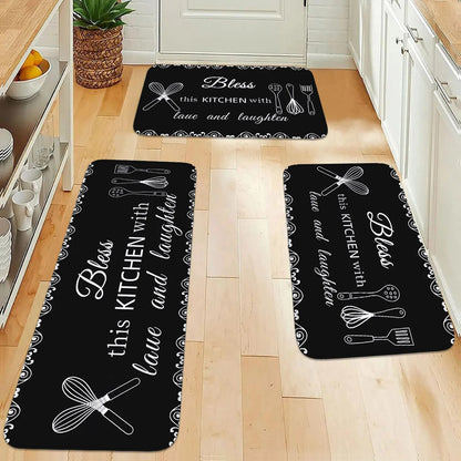 tapis-de-cuisine-trio-imprimés-noir