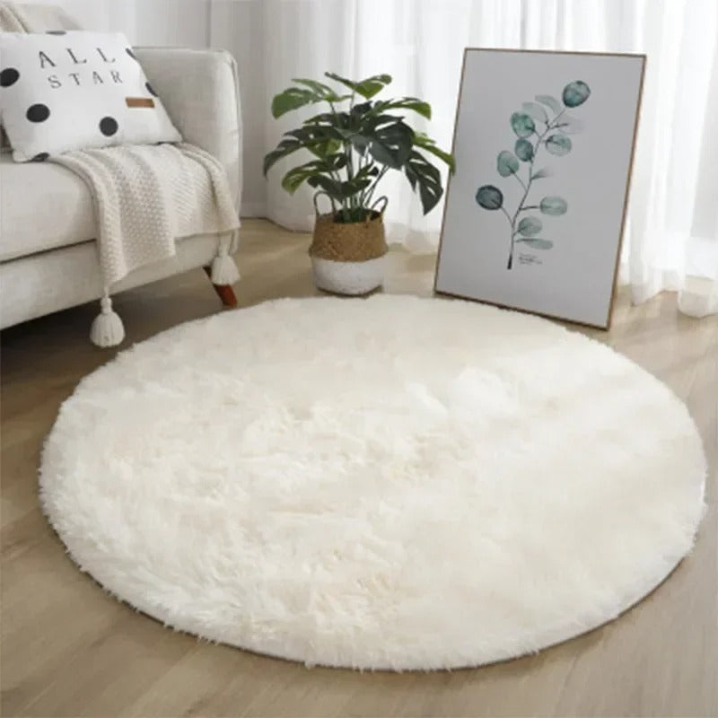 tapis-rond-salon-coloris-blanc