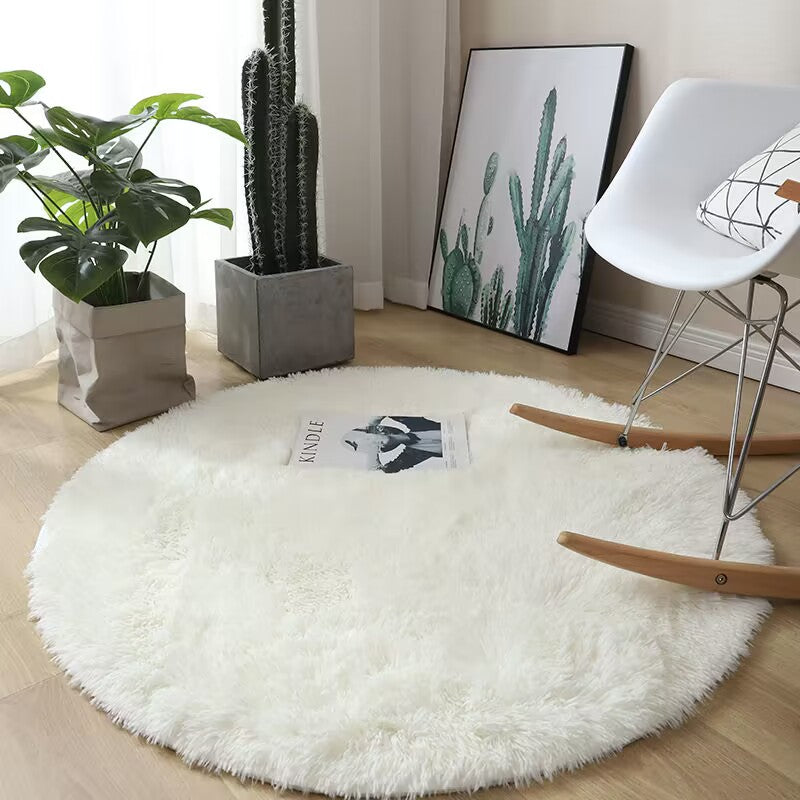 tapis-rond-salon-couleur-blanche