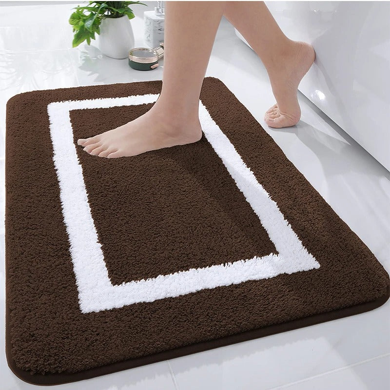 tapis-salle-de-bain-brun