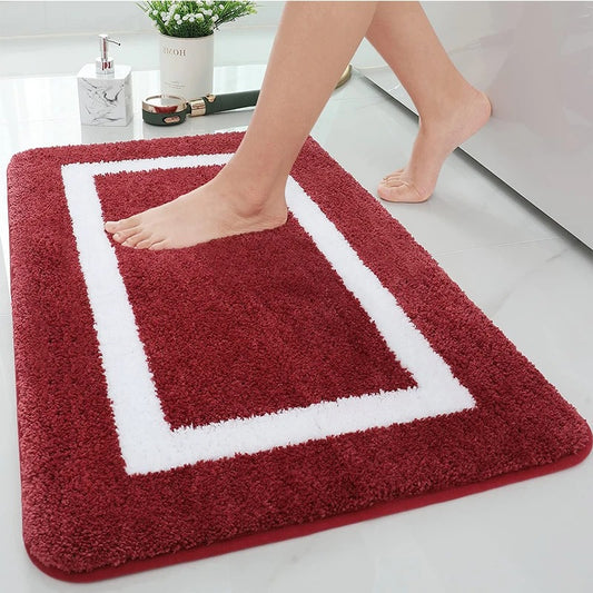 tapis-salle-de-bain-rouge