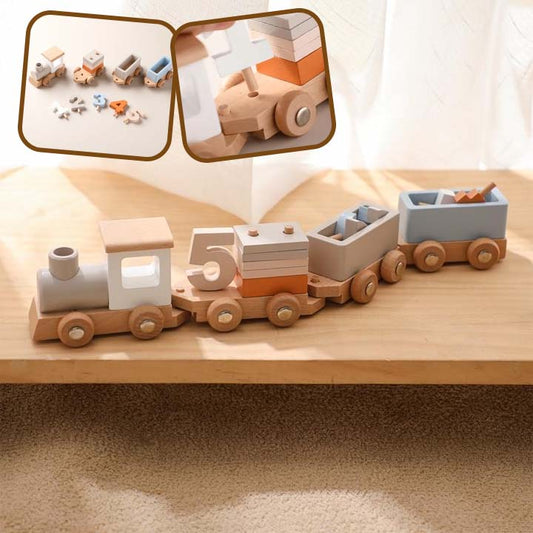 train-en-bois-caroussel-sur-table