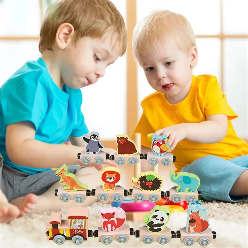 Train en bois | Train'Magic™ cadeau bébé