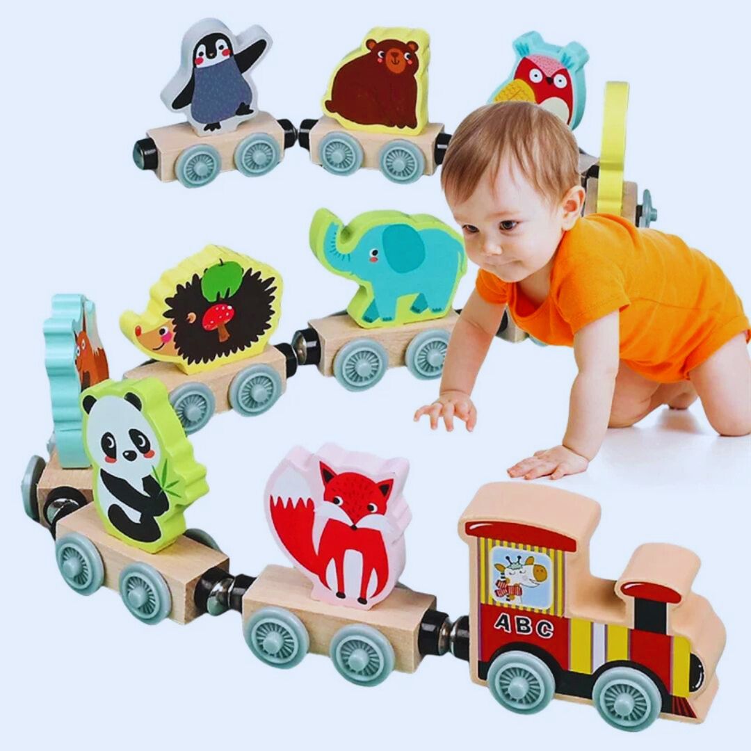 Train en bois | Train'Magic™ cadeau bébé
