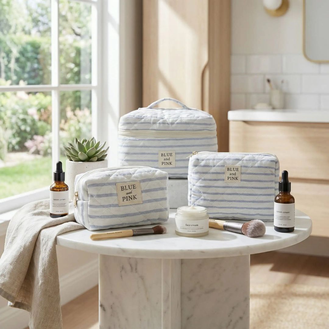 Trousse de toilette femme | Linea™ Bleu