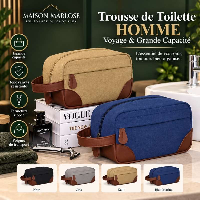 trousse-de-toilette-masculine-grande-capacité