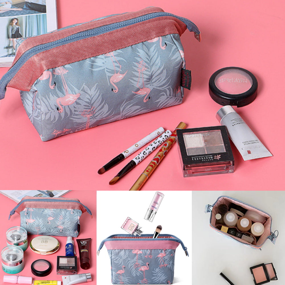trousse-maquillage-flamants-rose-moderne